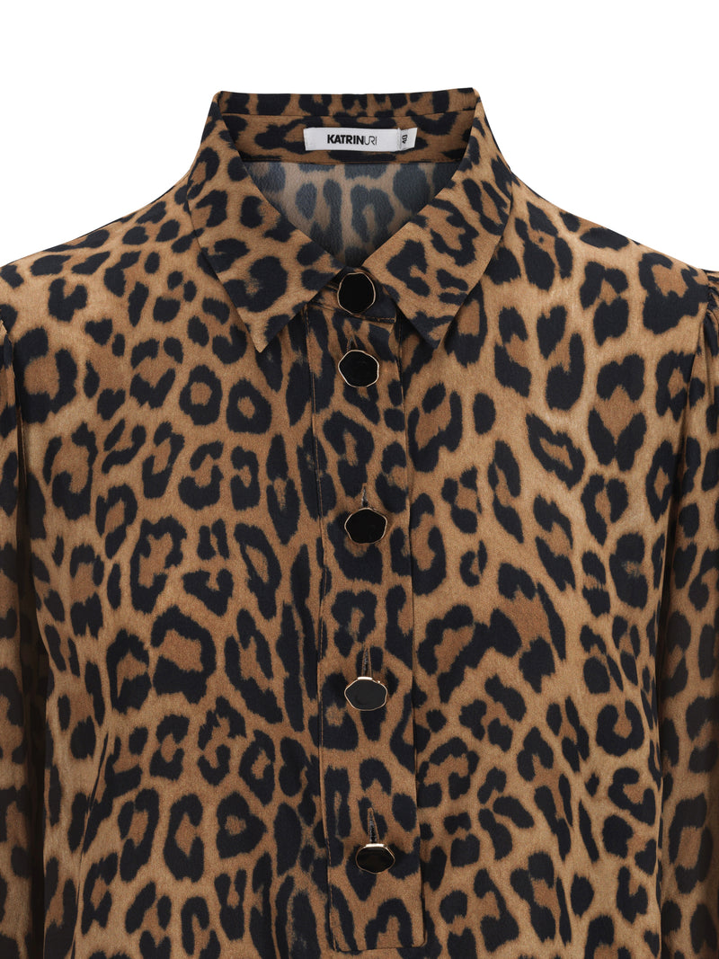 Leopard Venus Blouse