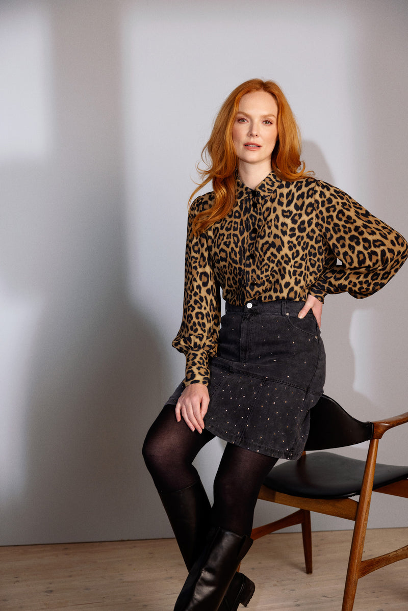 Leopard Venus Blouse