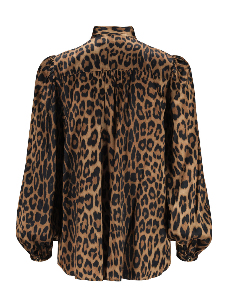 Leopard Thea Blouse