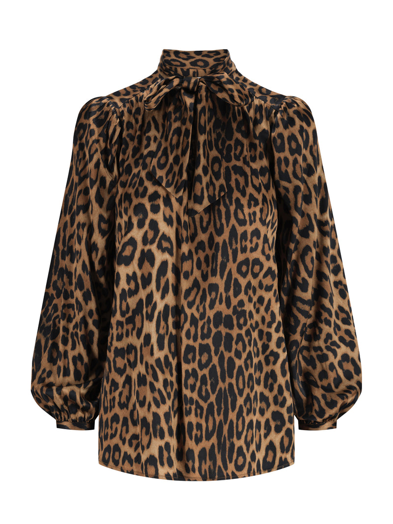 Leopard Thea Blouse